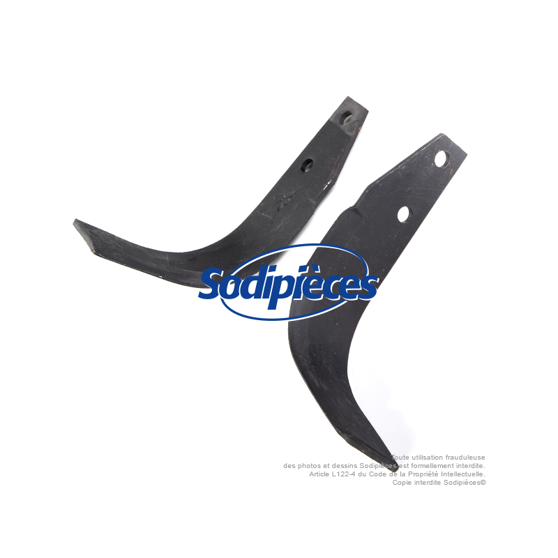 Couteaux de fraise gauche et droit.  Pour Goldoni N° 22M