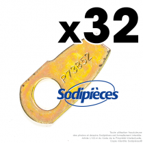 Couteaux scarificateurs pour Pilote n° origine 73852. Jeu de 32