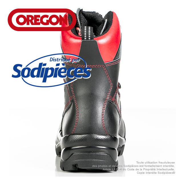 Bottes forestières cuir de protection Oregon. Class 1 (20m/s). T.39