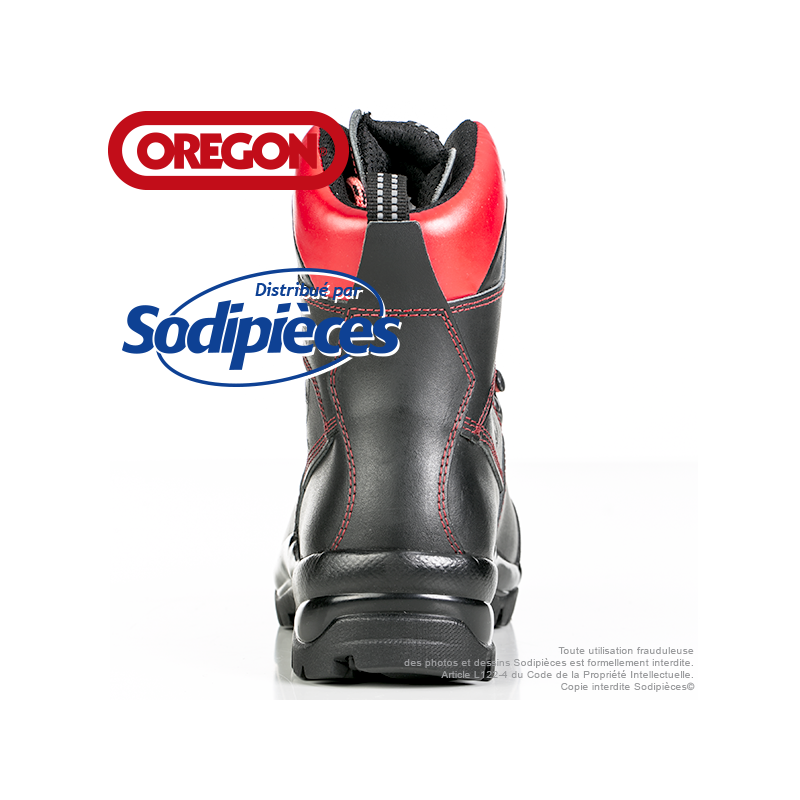 Bottes forestières cuir de protection Oregon. Class 1 (20m/s). T.41