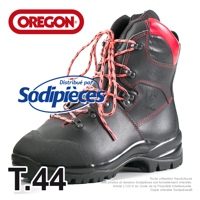 Bottes forestières cuir de protection Oregon. Class 1 (20m/s). T.44