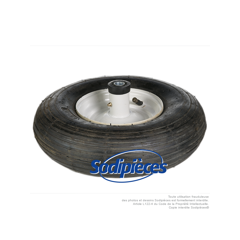 Roue complete avec pneumatique 400 x 6