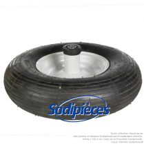 Roue complete avec pneumatique 400 x 6