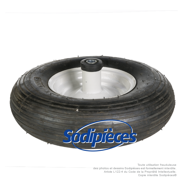 Roue complete avec pneumatique 400 x 6