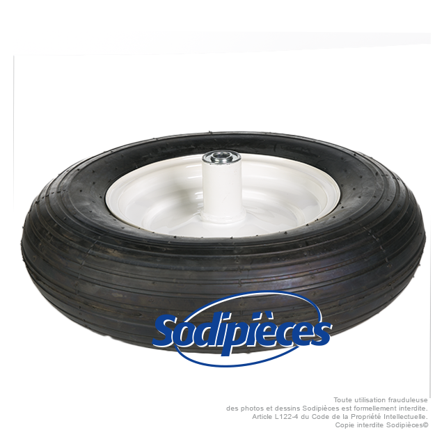 Roue complete avec pneumatique 480 x 400 x 8