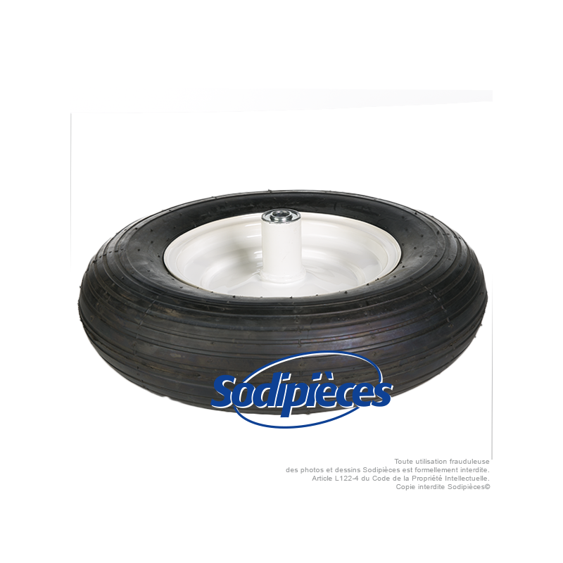 Roue complete avec pneumatique 480 x 400 x 8