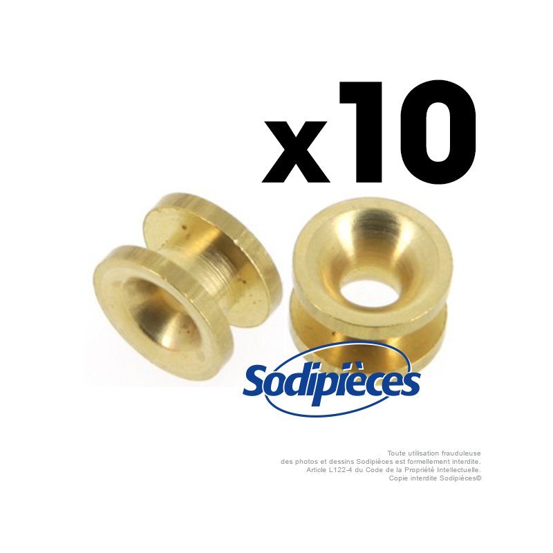 Passe fil pour tête débroussailleuse 2 fils