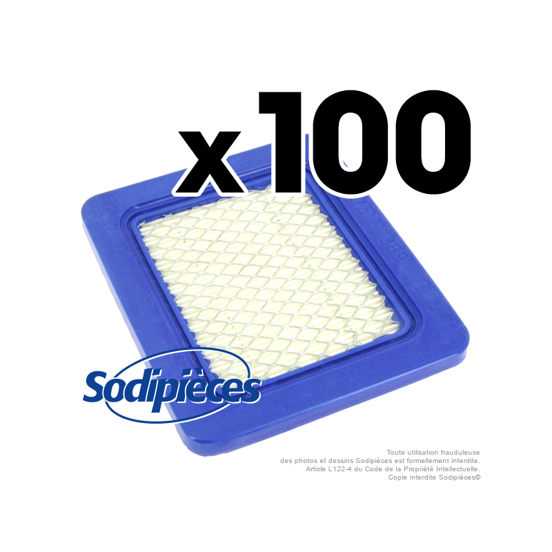 Filtre à air pour Briggs et Stratton 399959. 100 ex