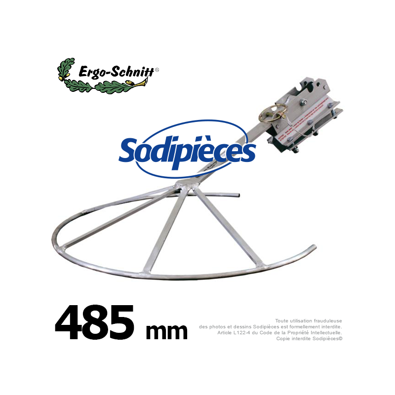 Entretoise repliable pour débroussailleuse Ergo-Schnitt 485 mm