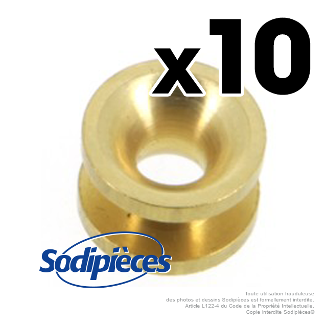 Passe fil pour tête débroussailleuse 3 fils 