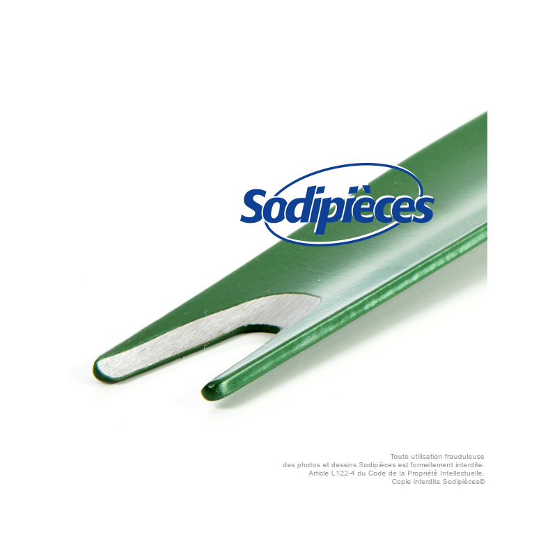 Couteau désherbeur affûté