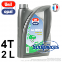 Huile moteur 4 temps Unil Opal pour motoculture. 2 litres