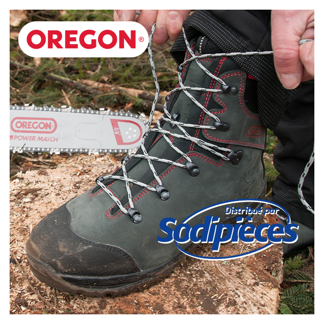 Bottes forestières cuir de protection Oregon. Class 2 (24m/s). T.41