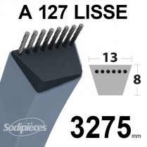 Courroie tondeuse A127 Trapézoïdale 13 mm x 3275 mm.
