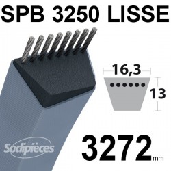 Courroie tondeuse SPB3250 Trapézoïdale 16,3 mm x 3272 mm.