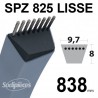 Courroie tondeuse SPZ825 Trapézoïdale 9,7 mm x 838 mm. Courroie tondeuse SPZ825 Trapézoïdale 9,7 mm x 838 mm.