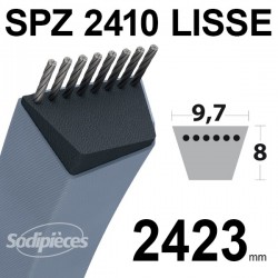 Courroie tondeuse SPZ2410 Trapézoïdale 9,7 mm x 2423 mm.