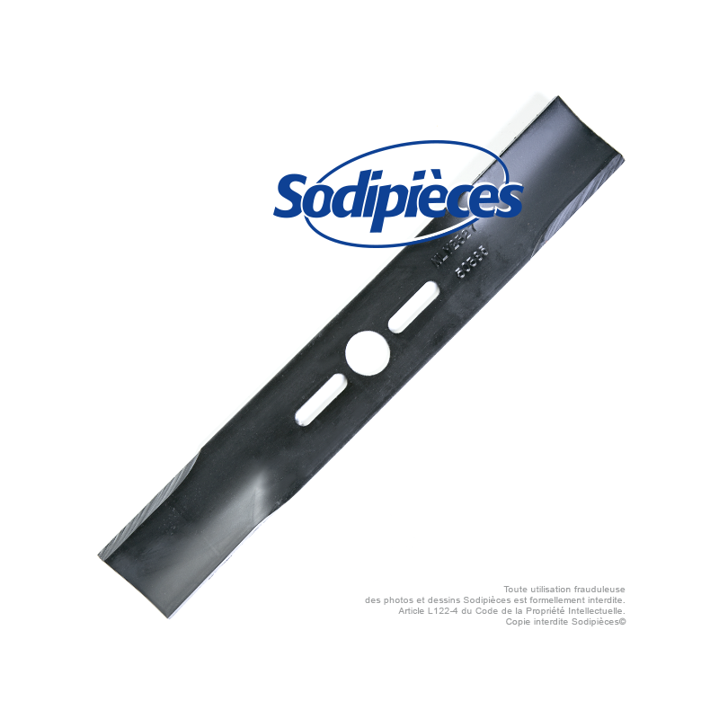 Lame tondeuse universelle 48,2 cm. Alésage 25,4 mm