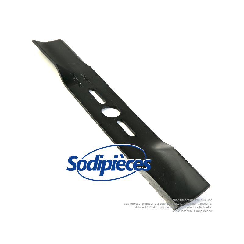 Lame tondeuse universelle 53,3 cm. Alésage 25,4 mm