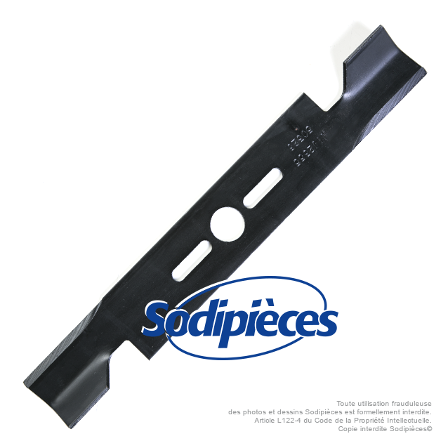 Lame tondeuse universelle soufflante 50,8 cm. Alésage 25,4 mm