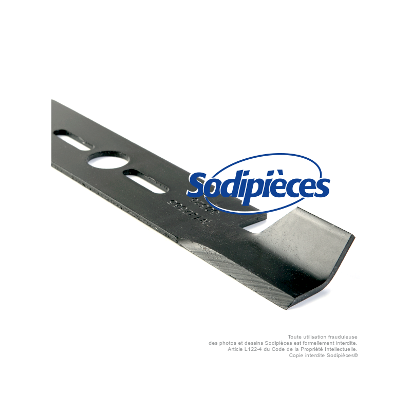 Lame tondeuse universelle soufflante 40,6 cm. Alésage 25,4 mm