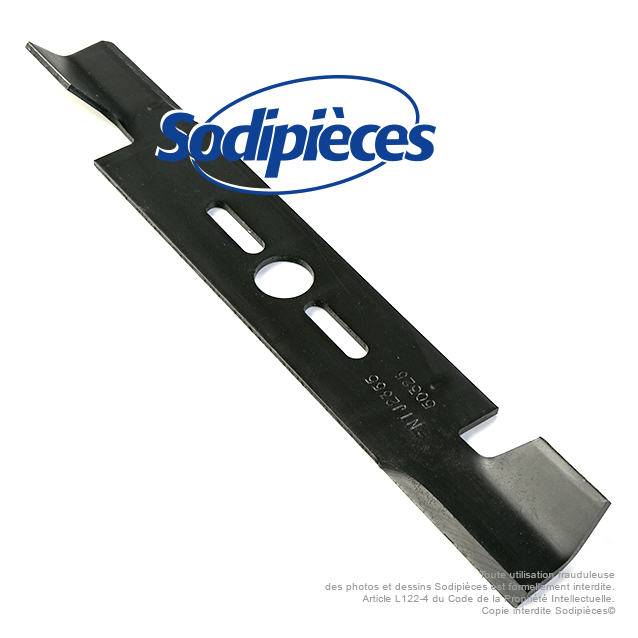 Lame tondeuse universelle soufflante 50,8 cm. Alésage 25,4 mm