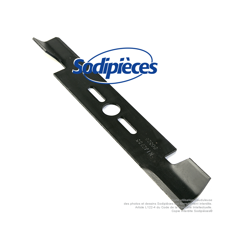 Lame tondeuse universelle soufflante 53,3 cm. Alésage 25,4 mm