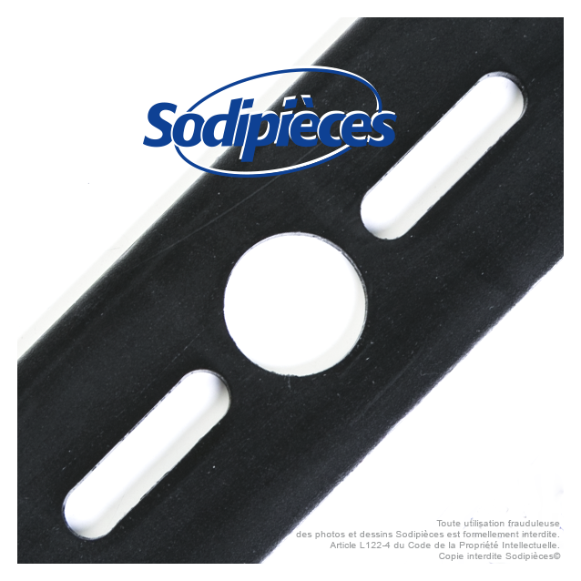 Lame tondeuse universelle soufflante 50,8 cm. Alésage 25,4 mm