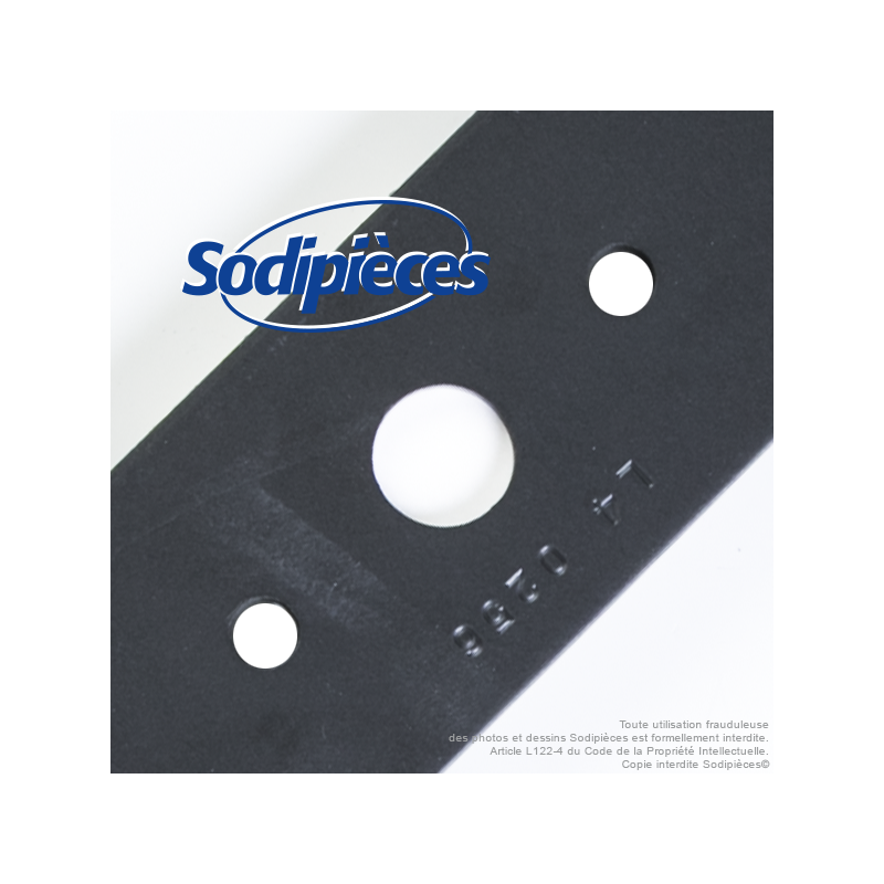 Lame tondeuse 53,4 cm. Al. 18,1 mm. Pour Castelgarden