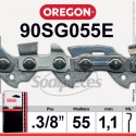 Chaîne 90SG055E OREGON Micro Chisel 1/4. 1,3 mm. 55 maillons