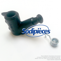 Capuchon antiparasite connecteur de bougie à 45° pour Stihl