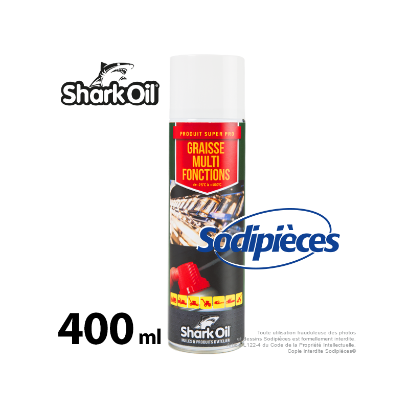 Graisse multiservice. Aérosol de 400 ml.