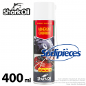 Adhérent courroies de tondeuses Shark Oil.  Aérosol de 400 ml.