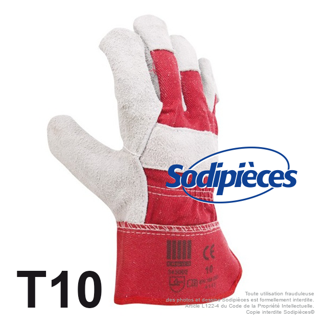 Gants Docker. Taille 10