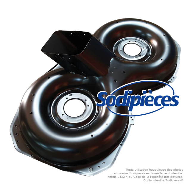 Carter de coupe pour éjection arrière 42" - 107 cm adaptable AYP.