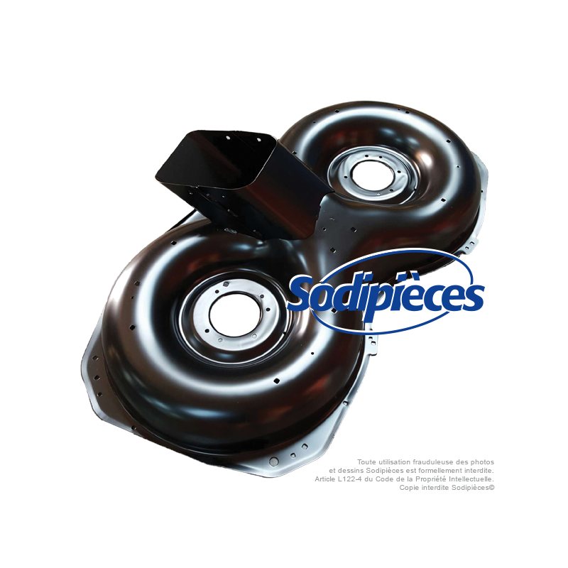 Carter de coupe pour éjection arrière 42" - 107 cm adaptable AYP.