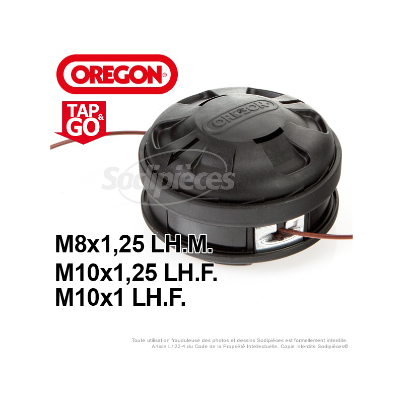  Tête débroussailleusse Orégon Ø 130 mm. Tap and Go