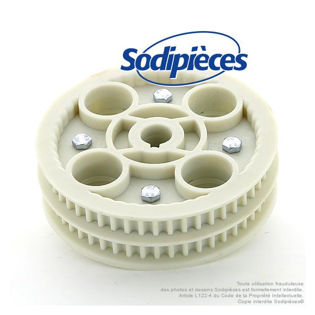 Poulie crantée pour Stiga. N° 1134 3679 02