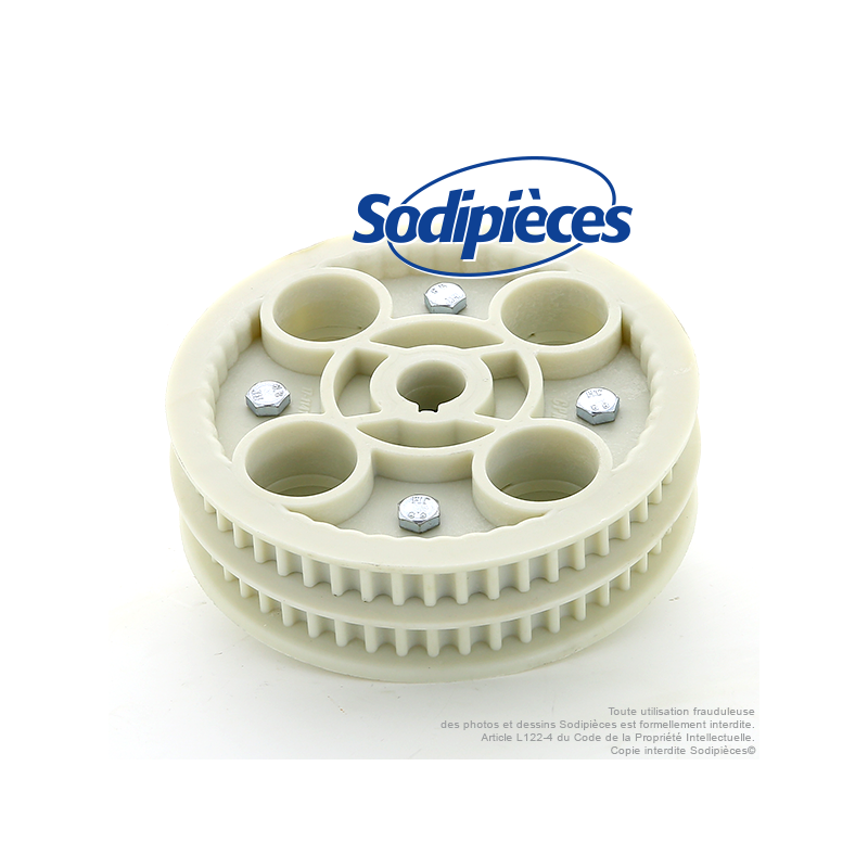 Poulie crantée pour Stiga. N° 1134 3679 02