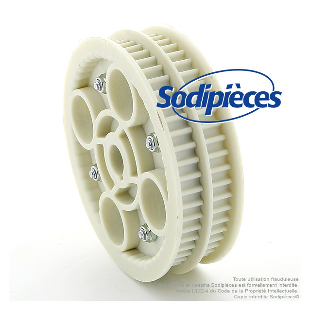 Poulie crantée pour Stiga. N° 1134 3679 02