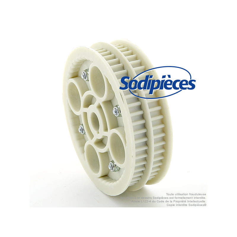 Poulie crantée pour Stiga. N° 1134 3679 02