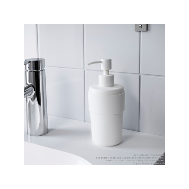 1 distributeur à savon blanc offert. De 100 à 200 € !