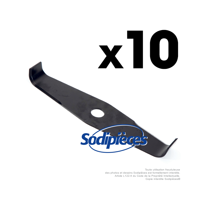 Lame droite spéciale ronce. Ø 300 mm. Al 25,4 mm. Ep 3 mm. Par 10