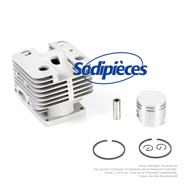 Cylindre piston débroussailleuse pour Stihl FS200, FS250 Ø 38 mm