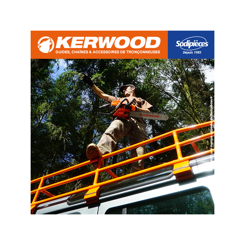 Chaîne tronçonneuse KERWOOD 77 maillons 3/8", 1,5mm