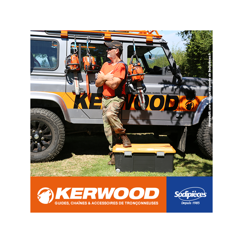 Chaîne tronçonneuse KERWOOD 61 maillons 3/8"LP, 1,3mm