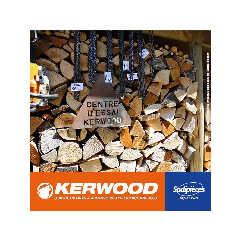 Chaîne tronçonneuse KERWOOD 56 maillons 3/8", 1,3mm
