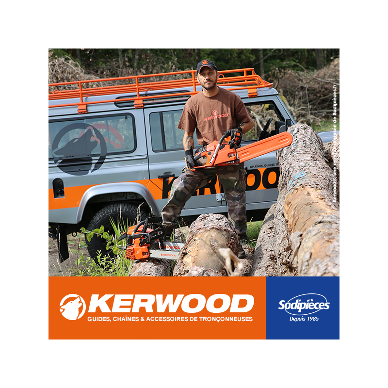 Chaîne KERWOOD 64 maillons 3/8",1,5mm