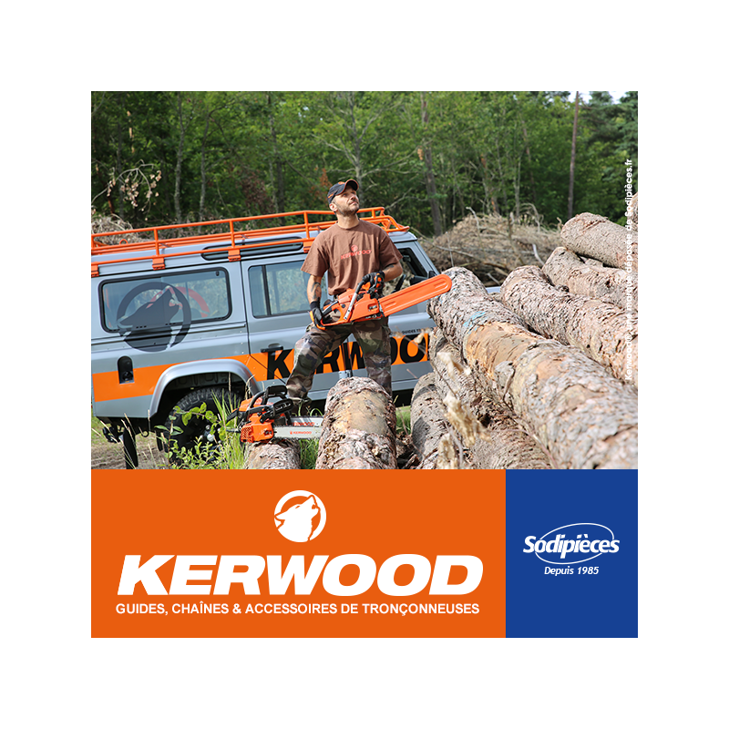 Chaîne pour KERWOOD 60 maillons 3/8", 1,5mm
