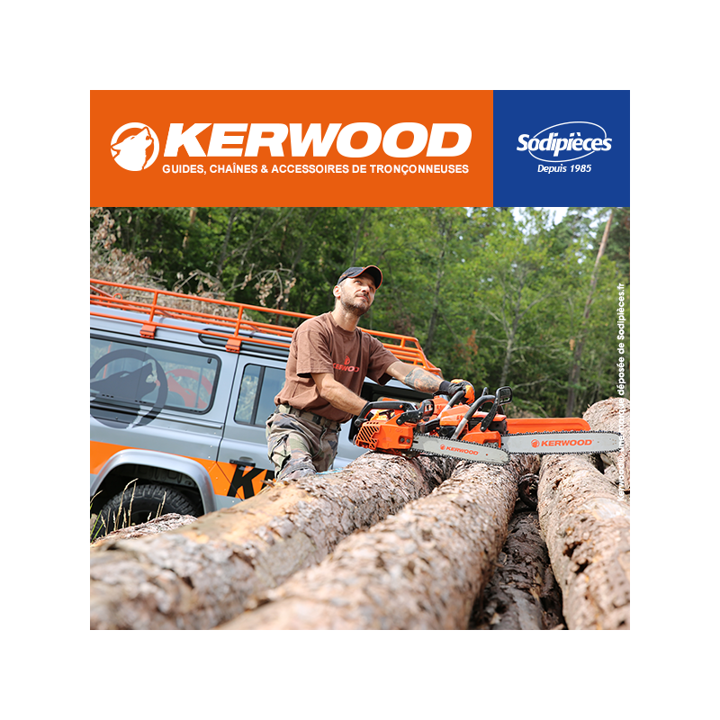 Chaine KERWOOD 56 maillons 3/8",1,5 mm